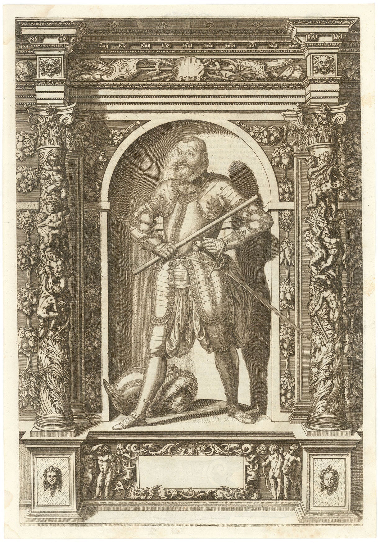 Portrait of Lazarus von Schwendi, commander in the Army of the Holy Roman Empire.