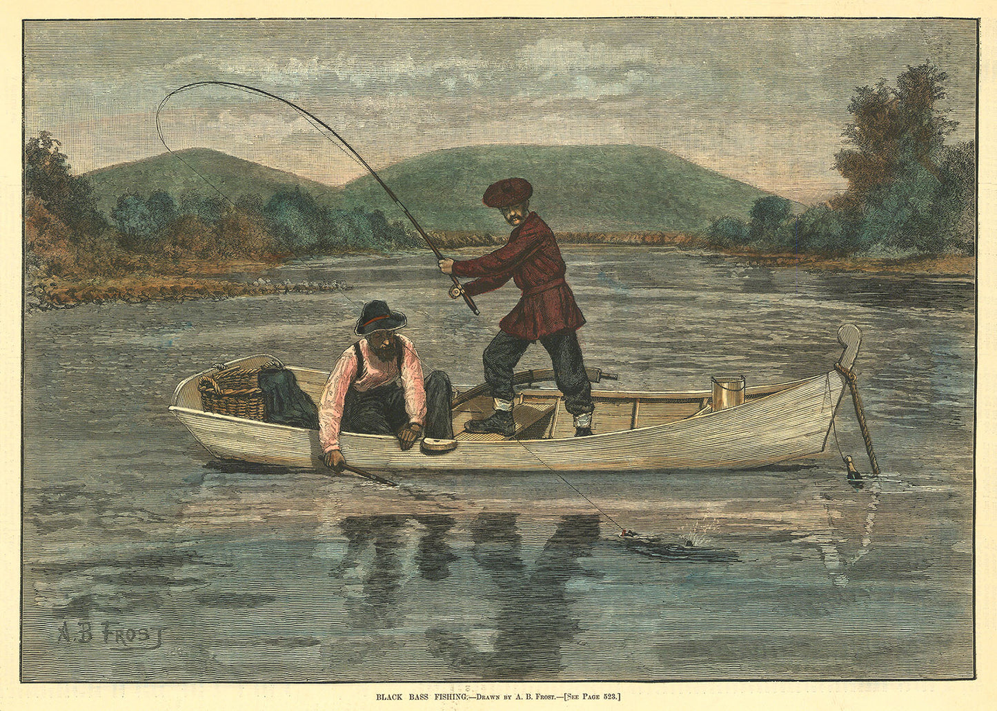 Black Bass Fishing.