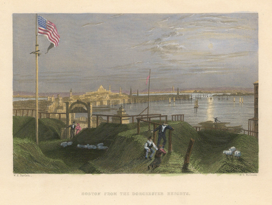 Boston from the Dorchester Heights.
