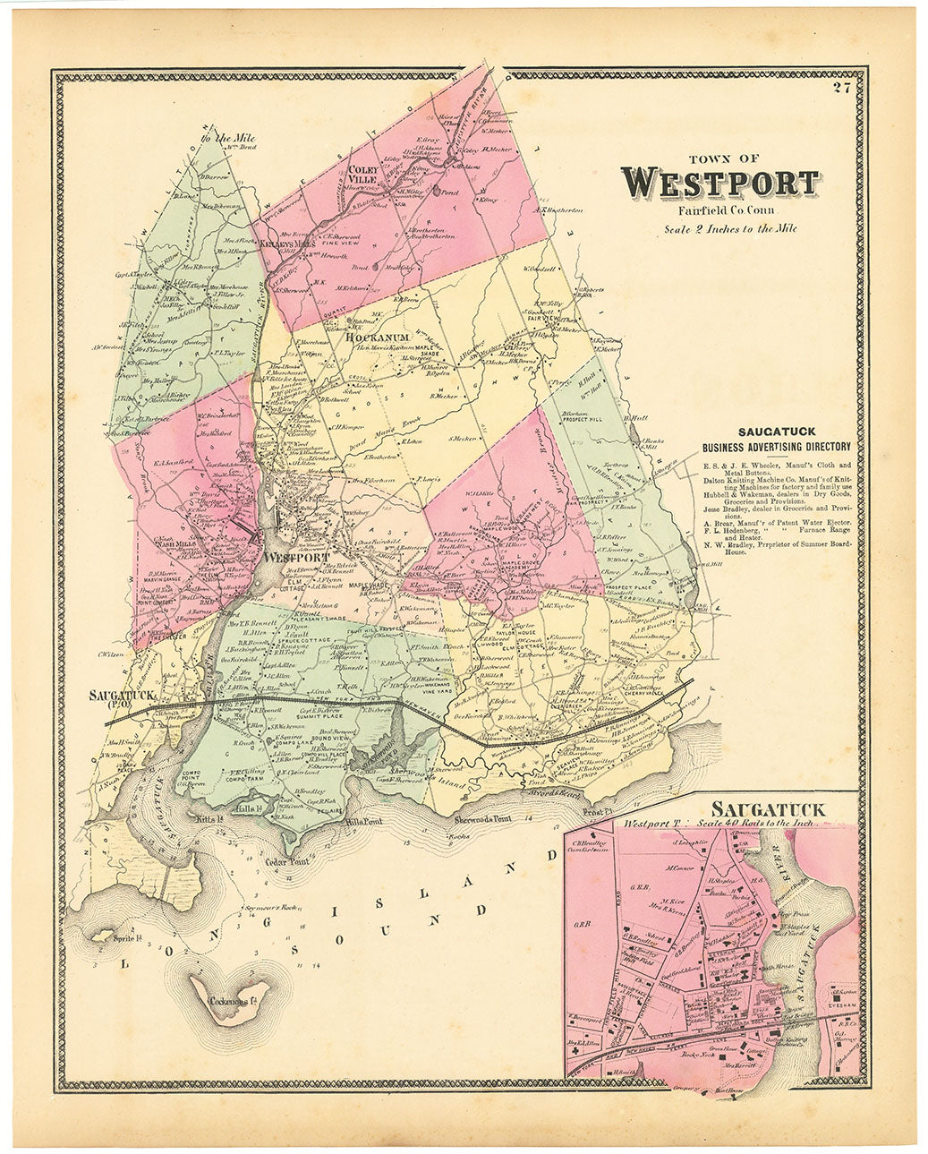 Town of Westport, Fairfield Co. Conn.
