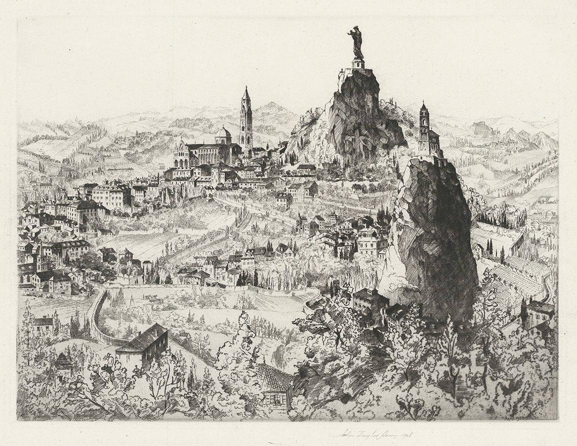 Le Puy; also called "The Cathedral of Notre Dame" and "The Chapel of St. Michael."