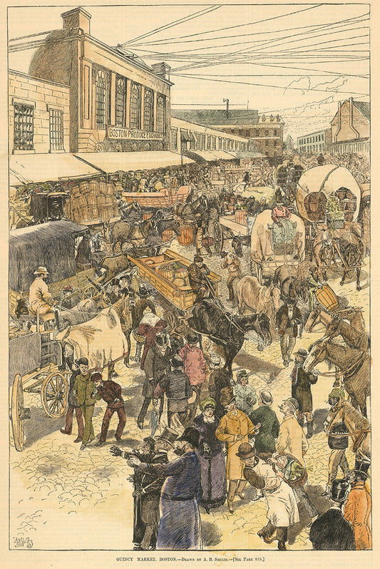 Quincy Market, Boston.