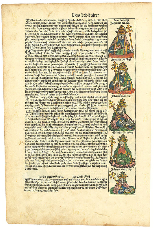Folium CLXXXI from the Nuremberg Chronicle.