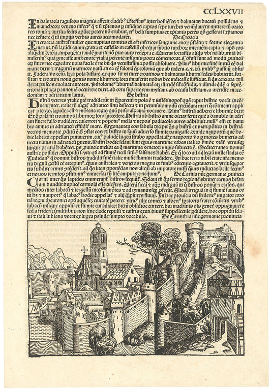 Folium CCLXXVII from the Nuremberg Chronicle.