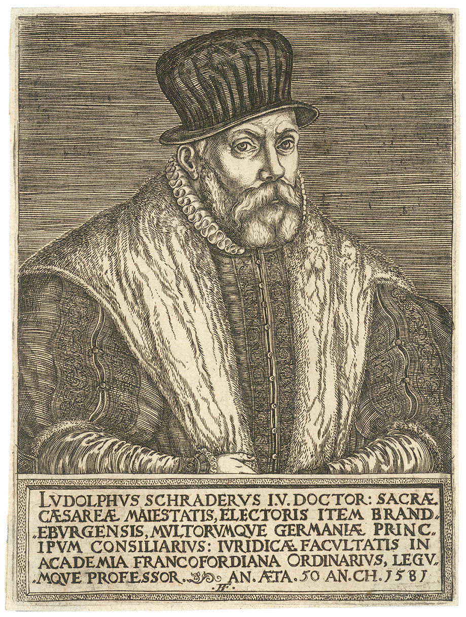 Ludolph Schrader, Professor of Law.