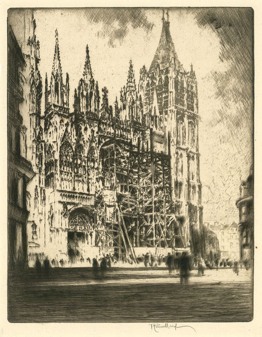 The West Front. (Rouen Cathedral).