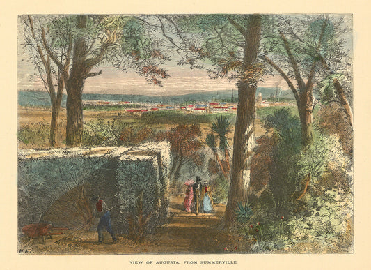 View of Augusta, from Summerville.
