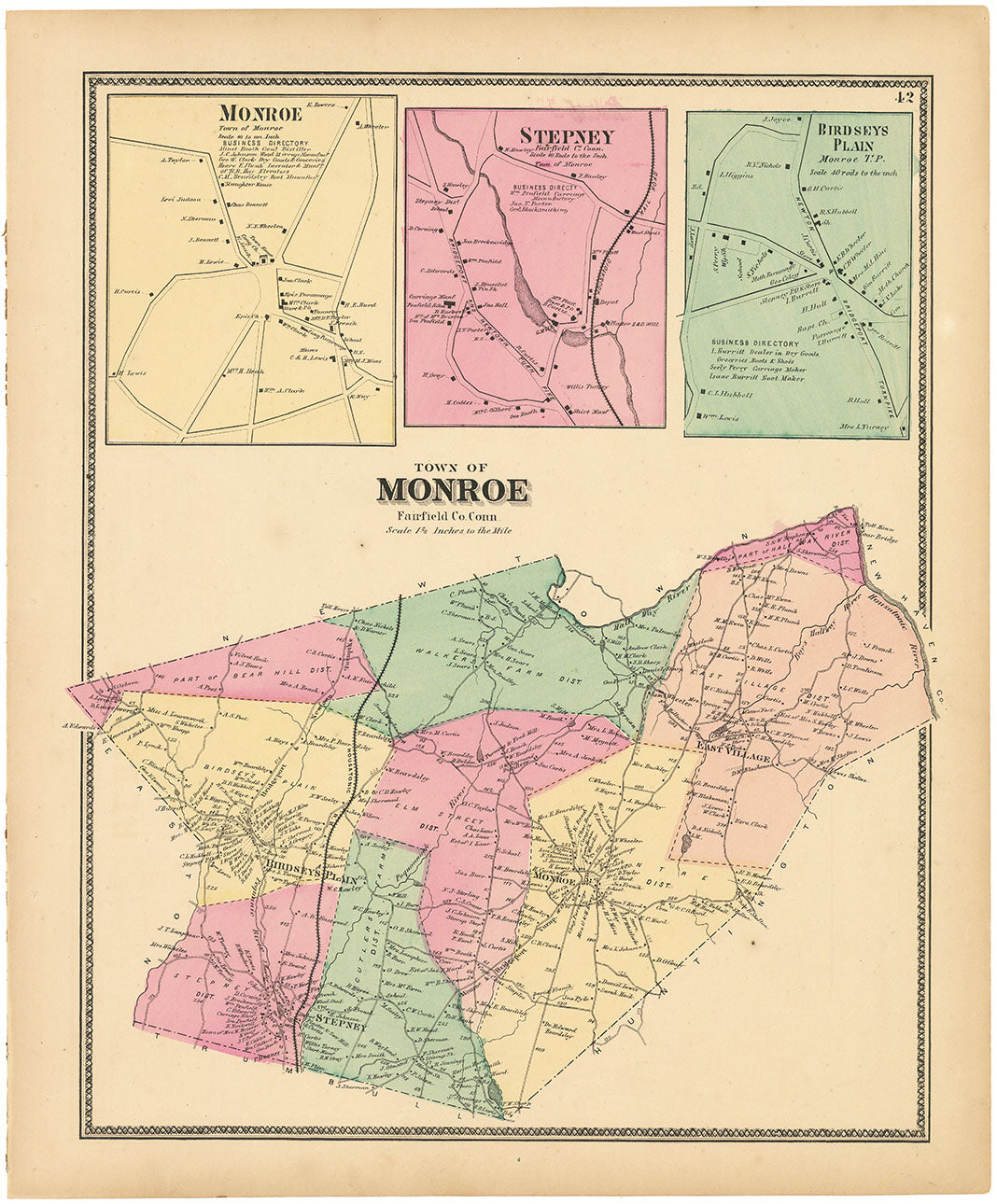 Town of Monroe, Fairfield Co. Conn.