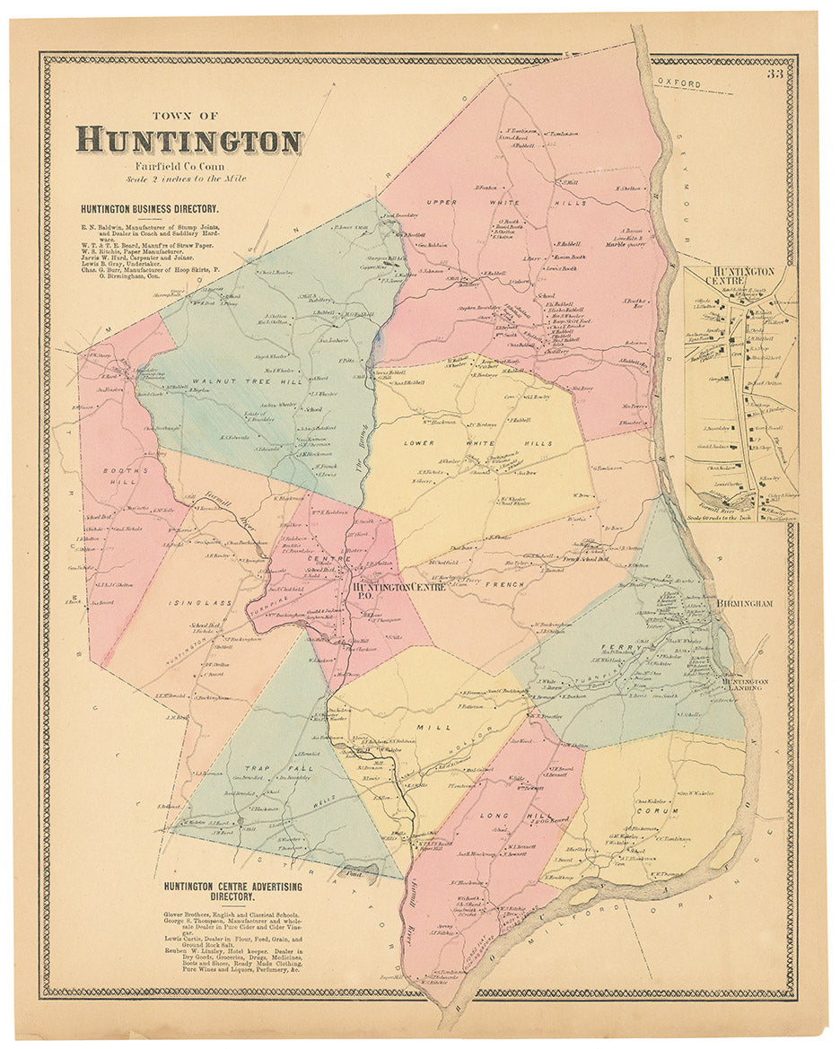 Town of Huntington, Fairfield Co. Conn.
