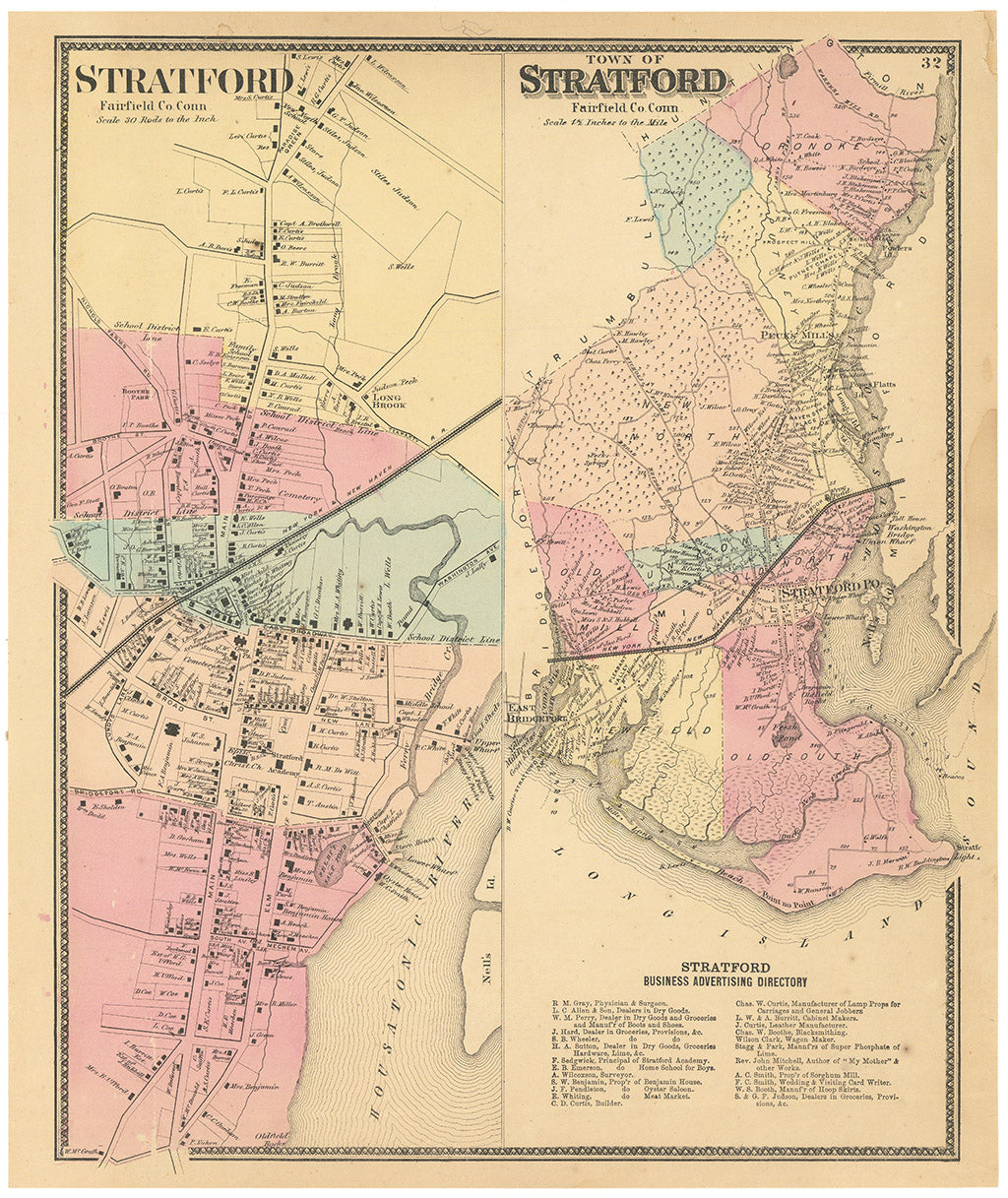 Town of Stratford, Fairfield Co. Conn.