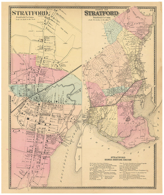 Town of Stratford, Fairfield Co. Conn.