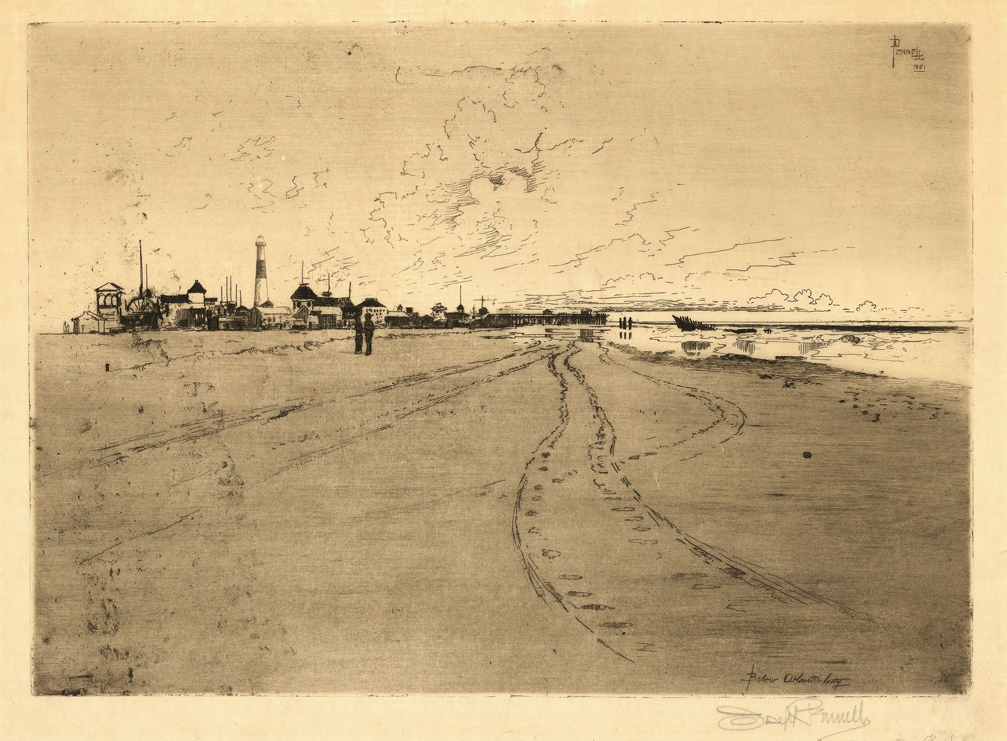 Below Atlantic City.