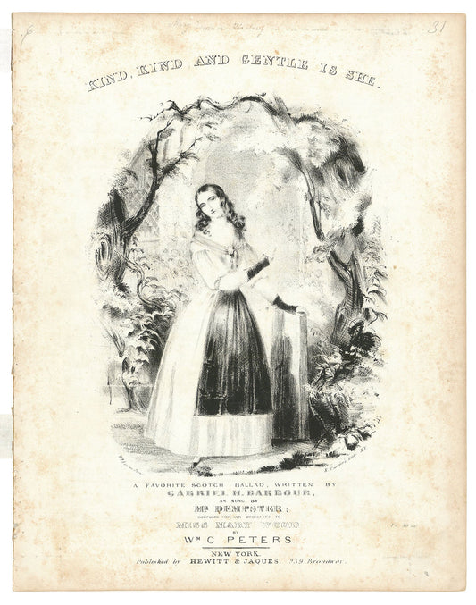 Kind, Kind and Gentle is She.