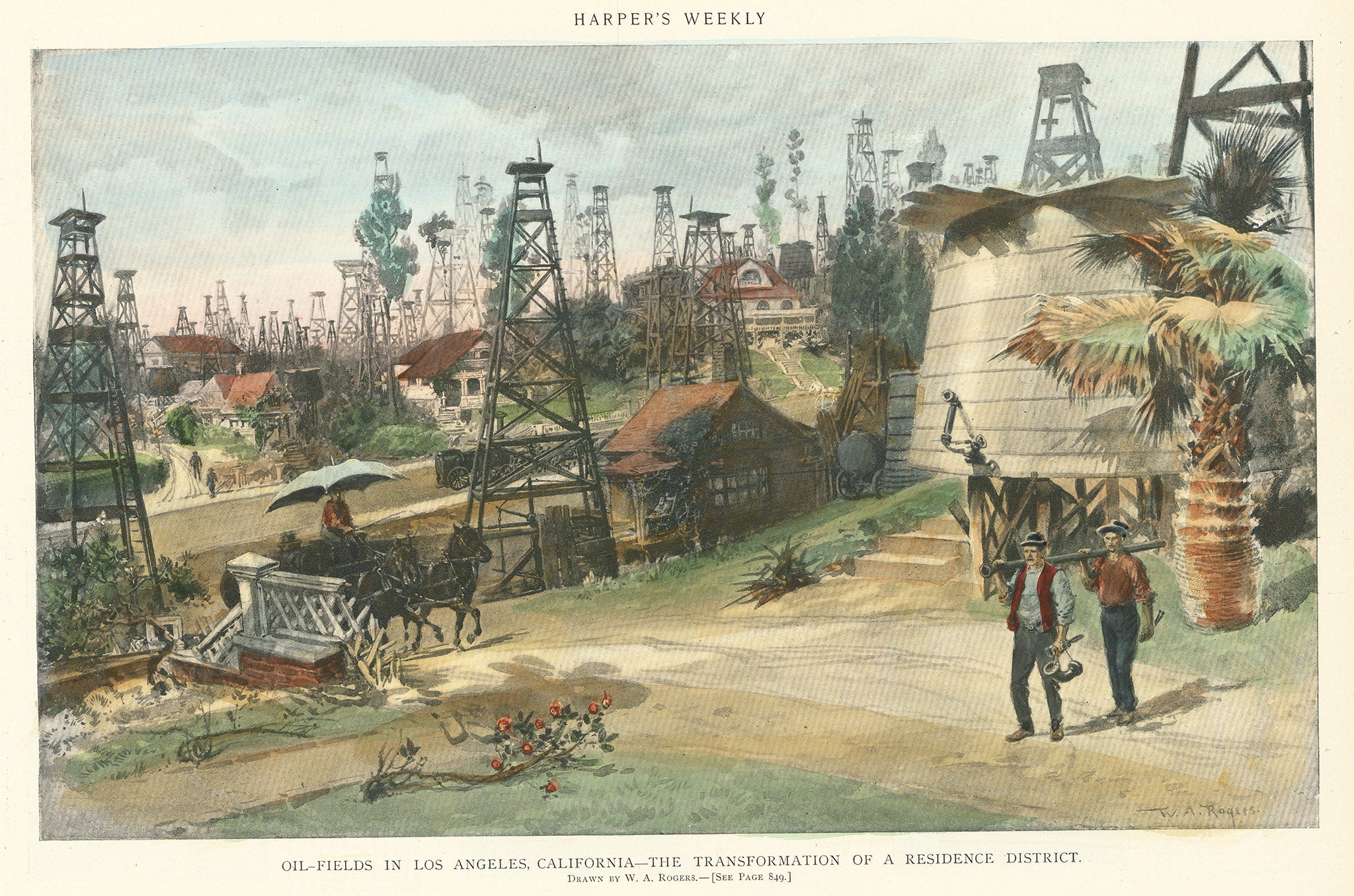 Oil-Fields in Los Angeles, California - The Transformation of a Residence District.