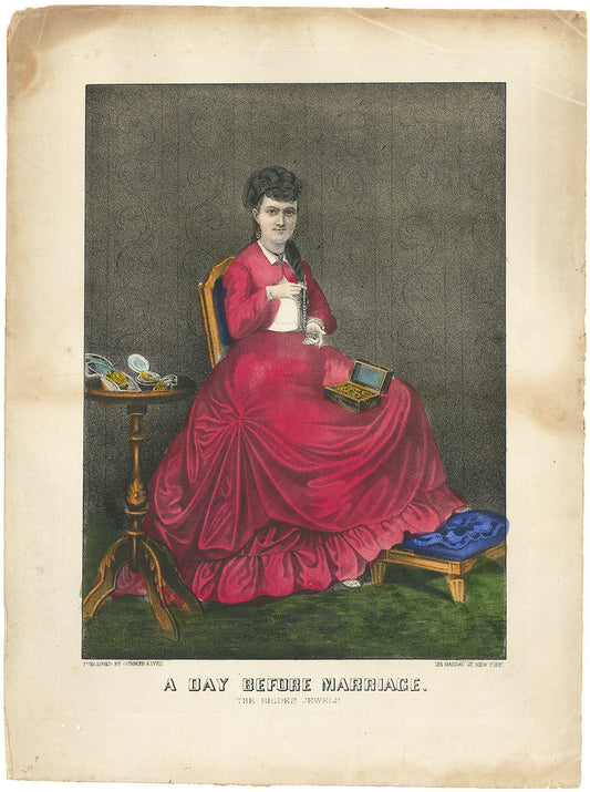 A Day Before Marriage. The Bride's Jewels.