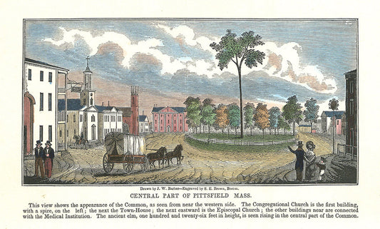 Central Part of Pittsfield Mass.