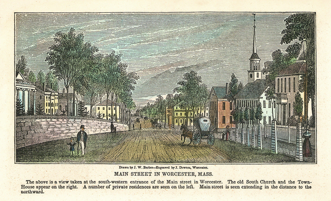 Main Street in Worcester, Mass.