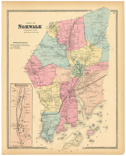 Town of Norwalk, Fairfield Co. Conn.