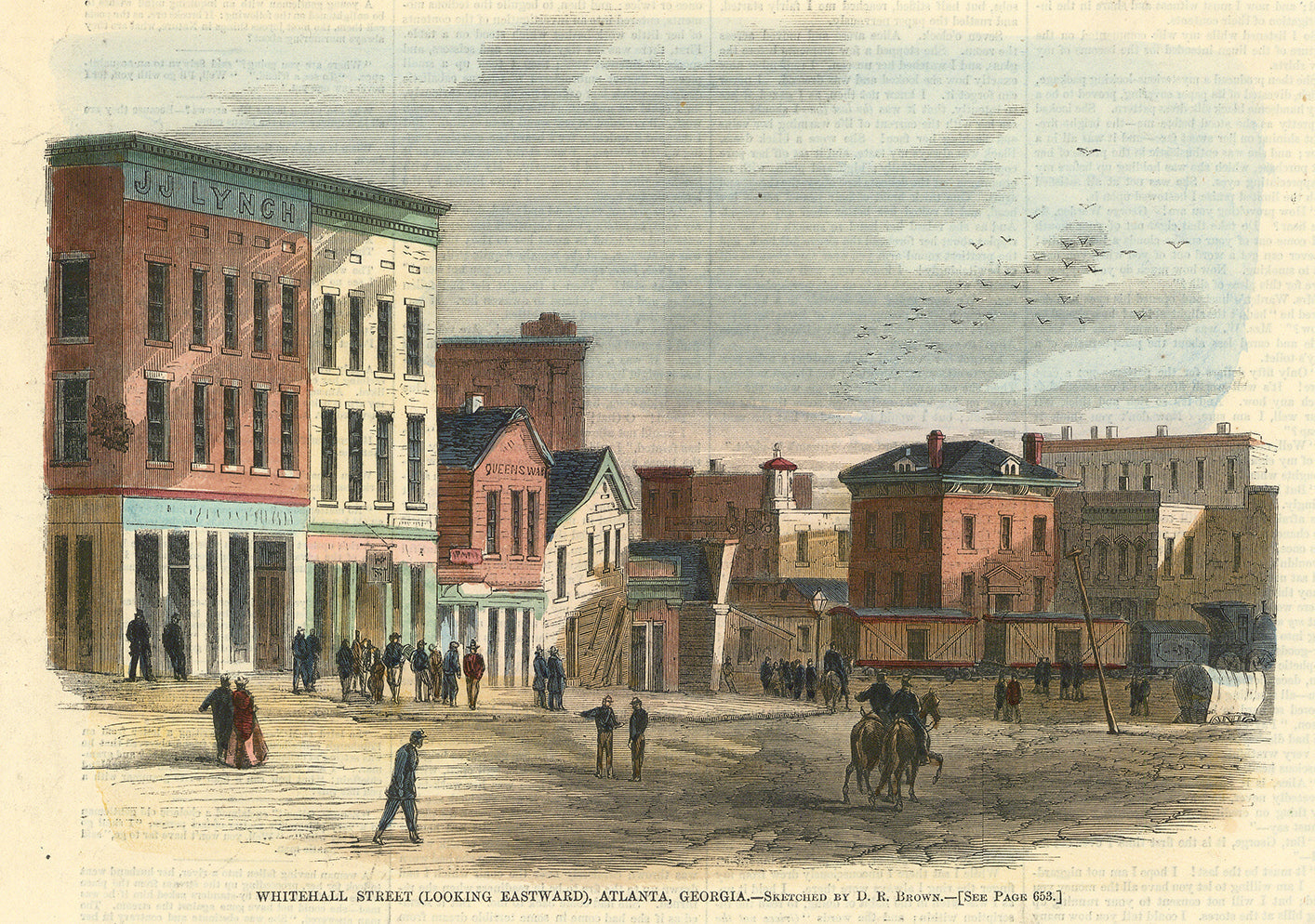 Whitehall Street (Looking Eastward), Atlanta, Georgia.