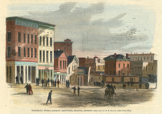 Whitehall Street (Looking Eastward), Atlanta, Georgia.