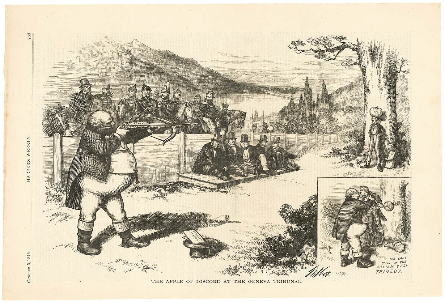 The Apple of Discord at the Geneva Tribunal.