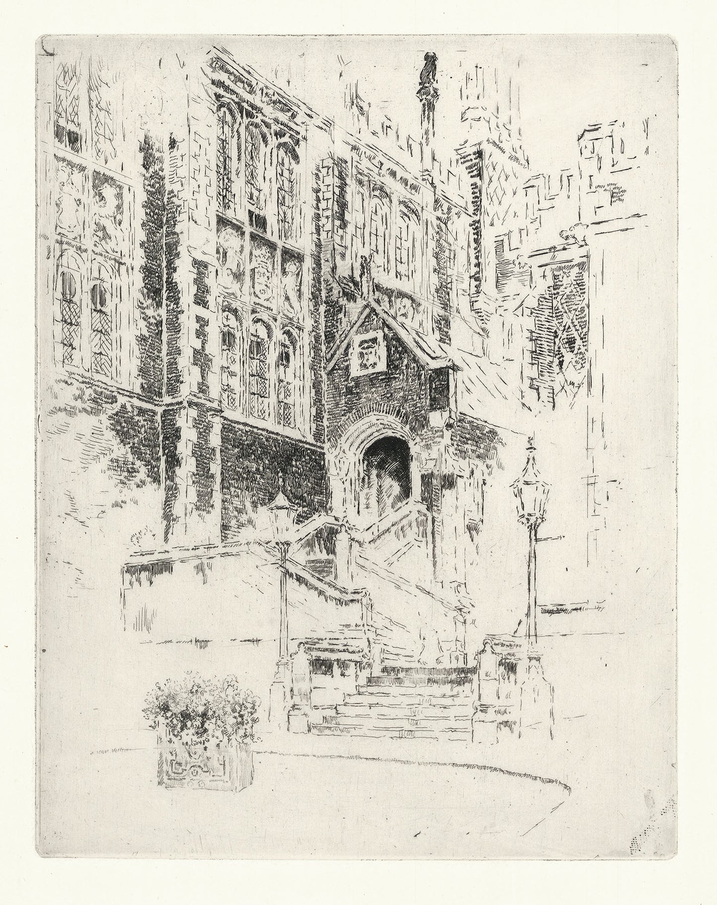 The Entrance to the Hall, Lincoln's Inn.