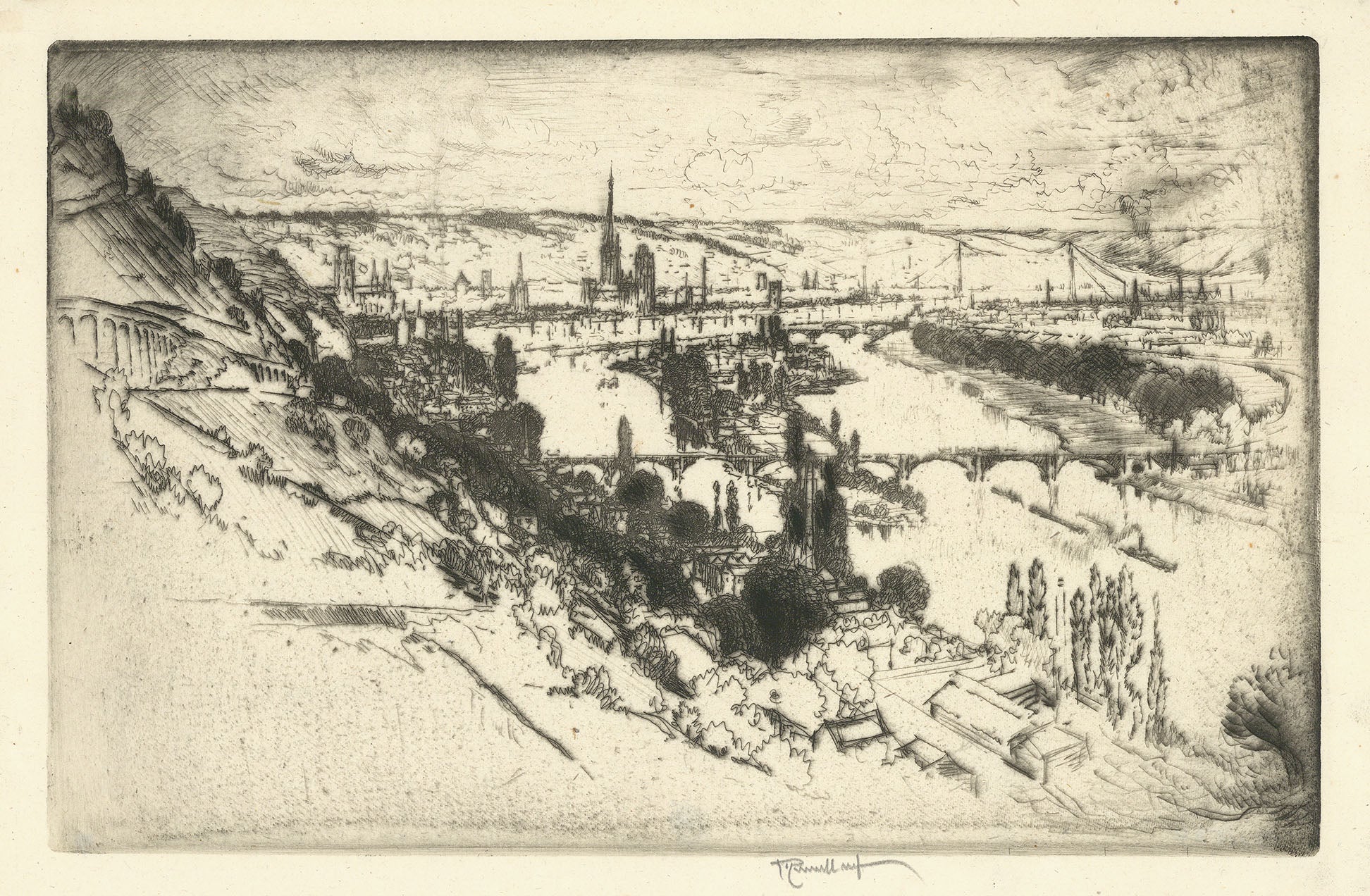 Rouen, from Bon Secours.