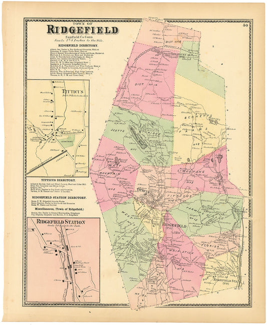 Town of Ridgefield, Fairfield Co. Conn.