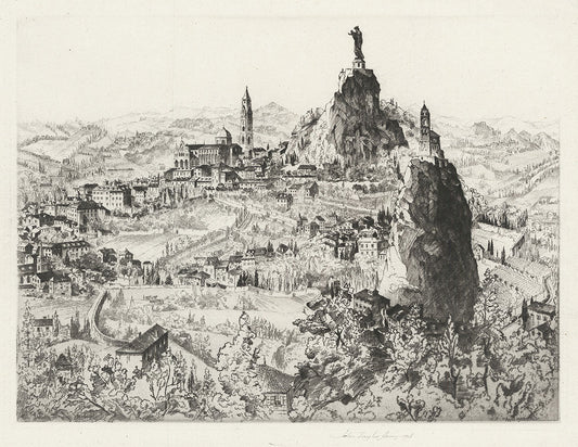 Le Puy;  also called "The Cathedral of Notre Dame" and "The Chapel of St. Michael."