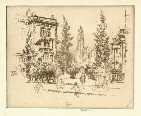 Skating Rink - Montague Terrace - Children Playing.