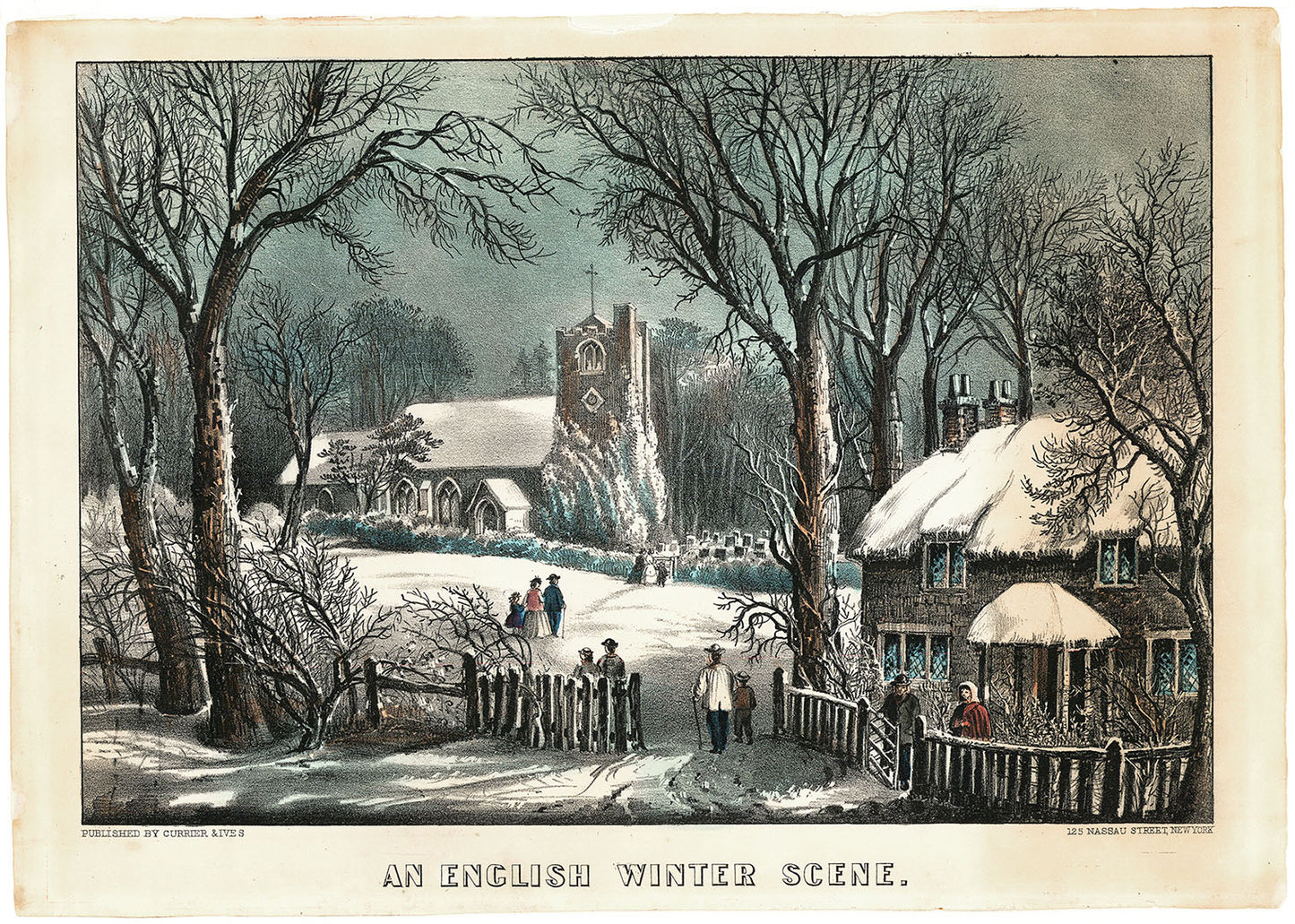 An English Winter Scene.