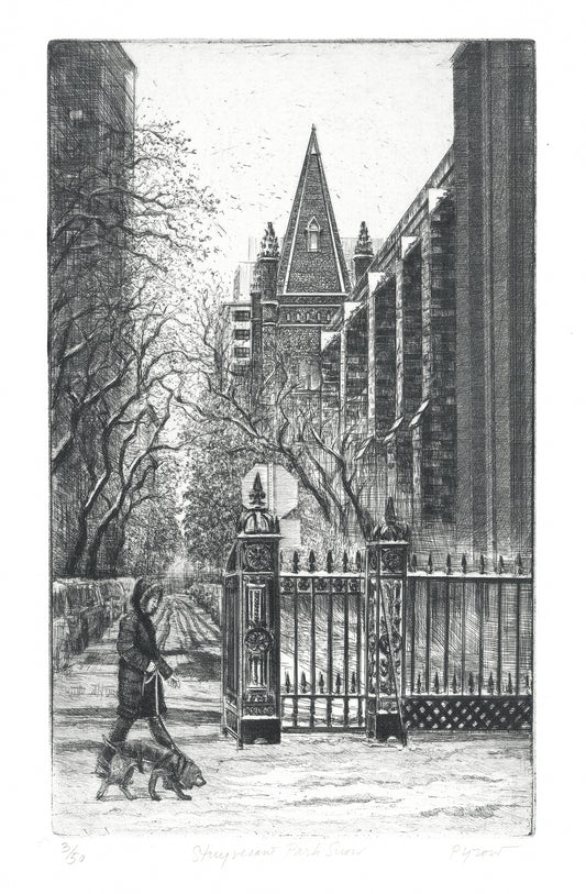 Stuyvesant Park Snow.