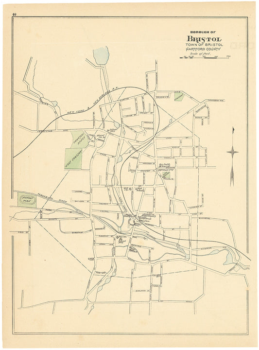 Borough of Bristol : Town of Bristol : Hartford County.